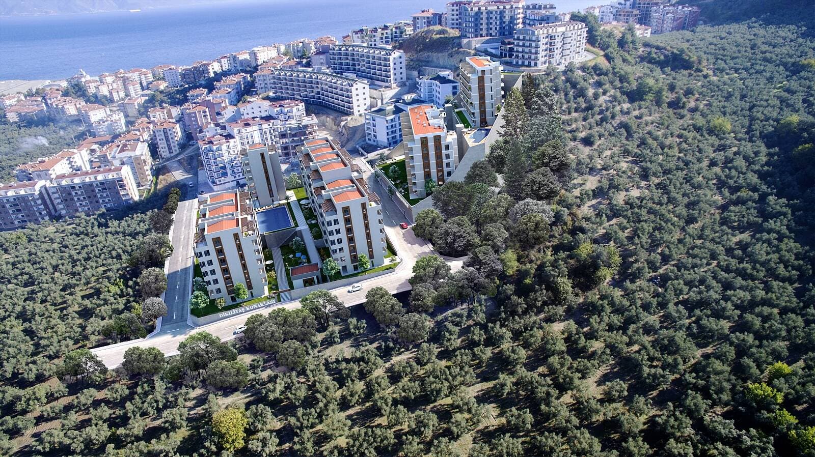 Apartments within Forest and Nature Views in Bursa Mudanya